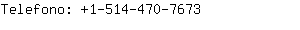 Telefono: 1-514-470-....