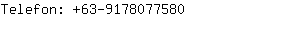 Telefon: 63-917807....