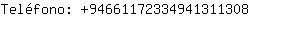 Telfono: 9466117233494131....