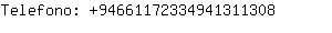 Telefono: 9466117233494131....