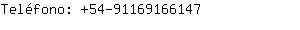 Teléfono: 54-9116916....