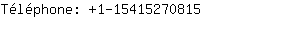 Téléphone: 1-1541527....