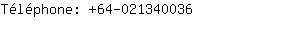Téléphone: 64-02134....