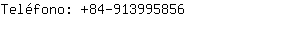 Teléfono: 84-91399....
