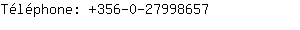 Tlphone: 356-0-2799....