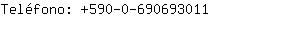 Teléfono: 590-0-69069....