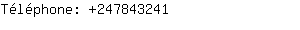 Téléphone: 24784....