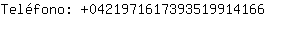 Telfono: 042197161739351991....