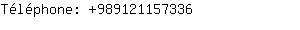 Tlphone: 98912115....