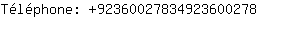 Tlphone: 9236002783492360....