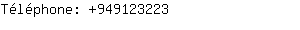 Téléphone: 94912....