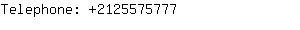 Telephone: 212557....