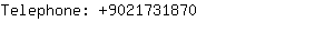 Telephone: 902173....