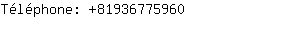 Tlphone: 8193677....