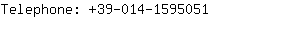 Telephone: 39-014-159....