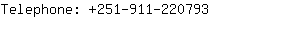 Telephone: 251-911-22....