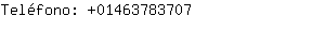 Teléfono: 0146378....