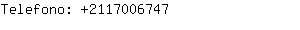 Telefono: 211700....