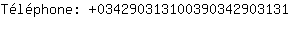 Tlphone: 03429031310039034290....