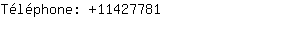 Téléphone: 1142....