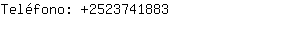 Teléfono: 252374....