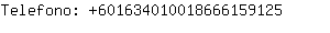 Telefono: 60163401001866615....