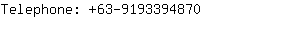 Telephone: 63-919339....