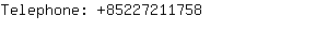 Telephone: 852-852-2721....