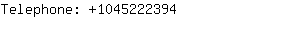 Telephone: 104522....