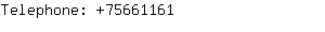 Telephone: 66-75-66....