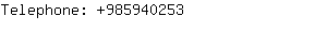 Telephone: 98594....