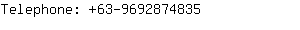 Telephone: 63-969287....