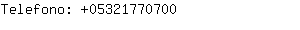 Telefono: 0532177....