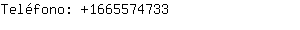 Teléfono: 166557....