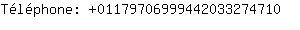 Tlphone: 0117970699944203327....
