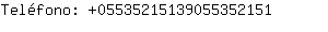 Telfono: 0553521513905535....