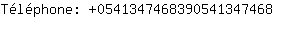 Tlphone: 054134746839054134....