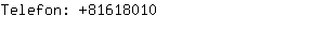 Telefon: 8161....