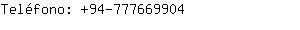 Teléfono: 94-77766....
