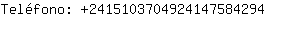 Telfono: 241510370492414758....