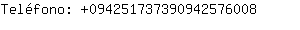 Telfono: 09425173739094257....