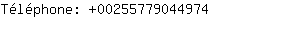 Tlphone: 0025577904....