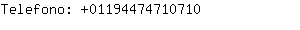 Telefono: 0119447471....