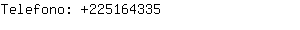 Telefono: 22516....