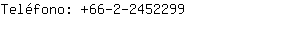 Teléfono: 66-2-245....