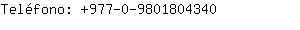 Teléfono: 977-0-980180....