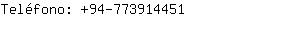 Teléfono: 94-77391....