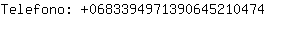 Telefono: 068339497139064521....