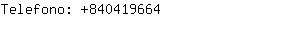 Telefono: 84041....