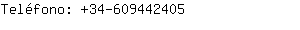 Teléfono: 34-60944....